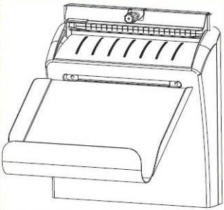 Zebra cutting device for printer labels