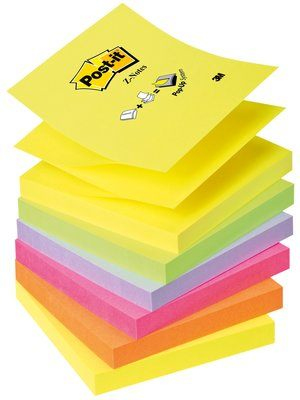 Post-it Z-Notes 76x76 neon (6)