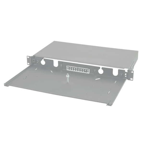 Logilink Fiber Optic Patch Panel 19"/1U, sliding type, grey, unloaded