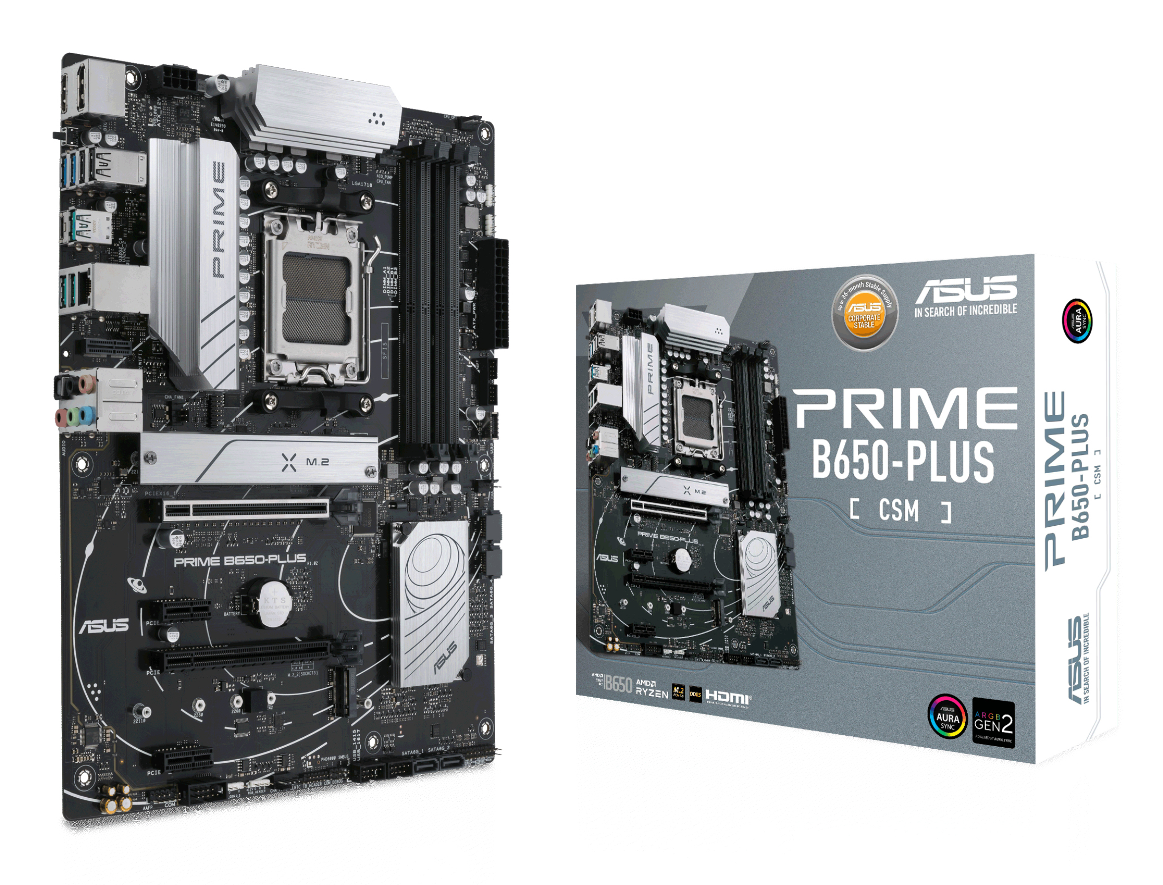 ASUS Prime B650-Plus-CSM ATX AM5 AMD B650