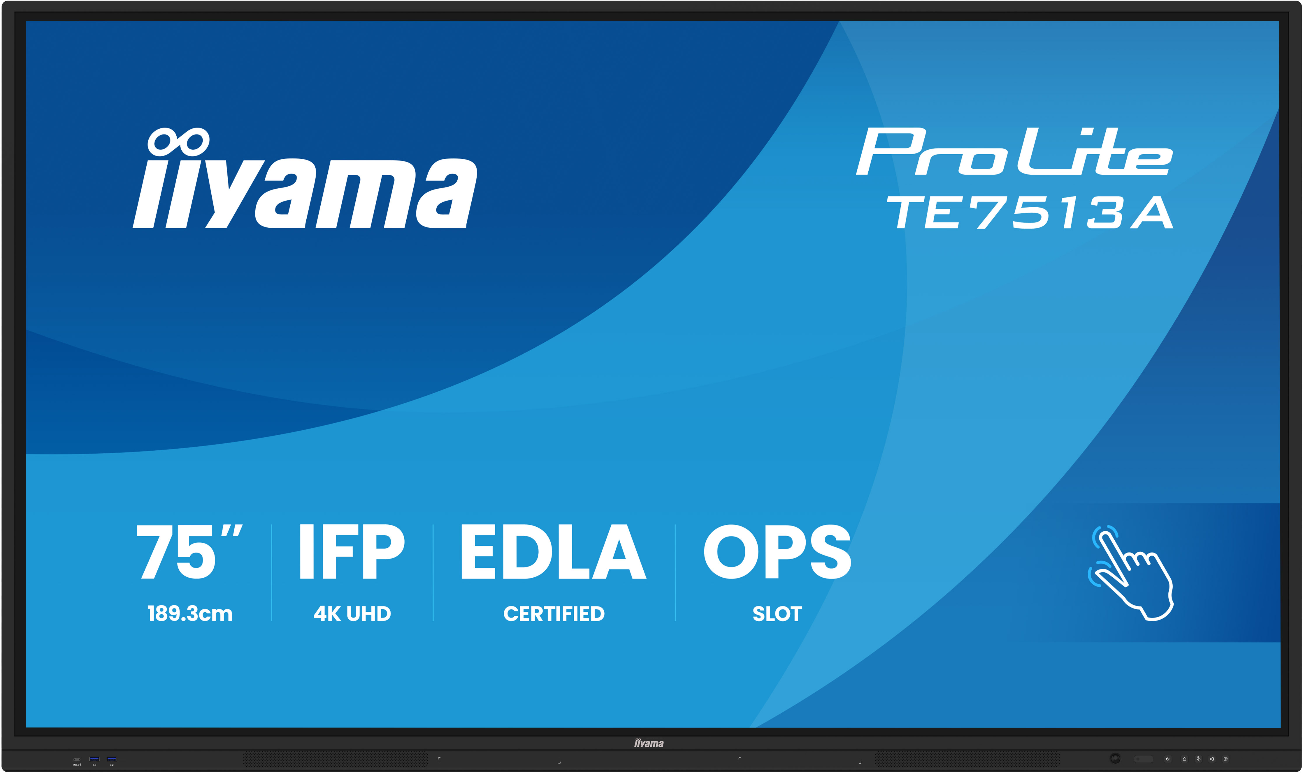 iiyama 75"UHD IR 40P Touch AG with Interactive Android OS