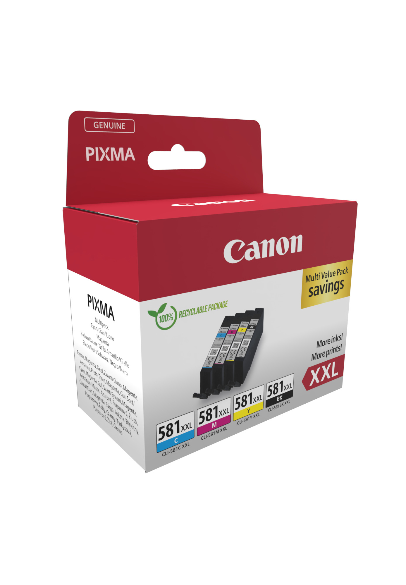CANON CLI-581XXL Ink Cartridge C/M/Y/B
