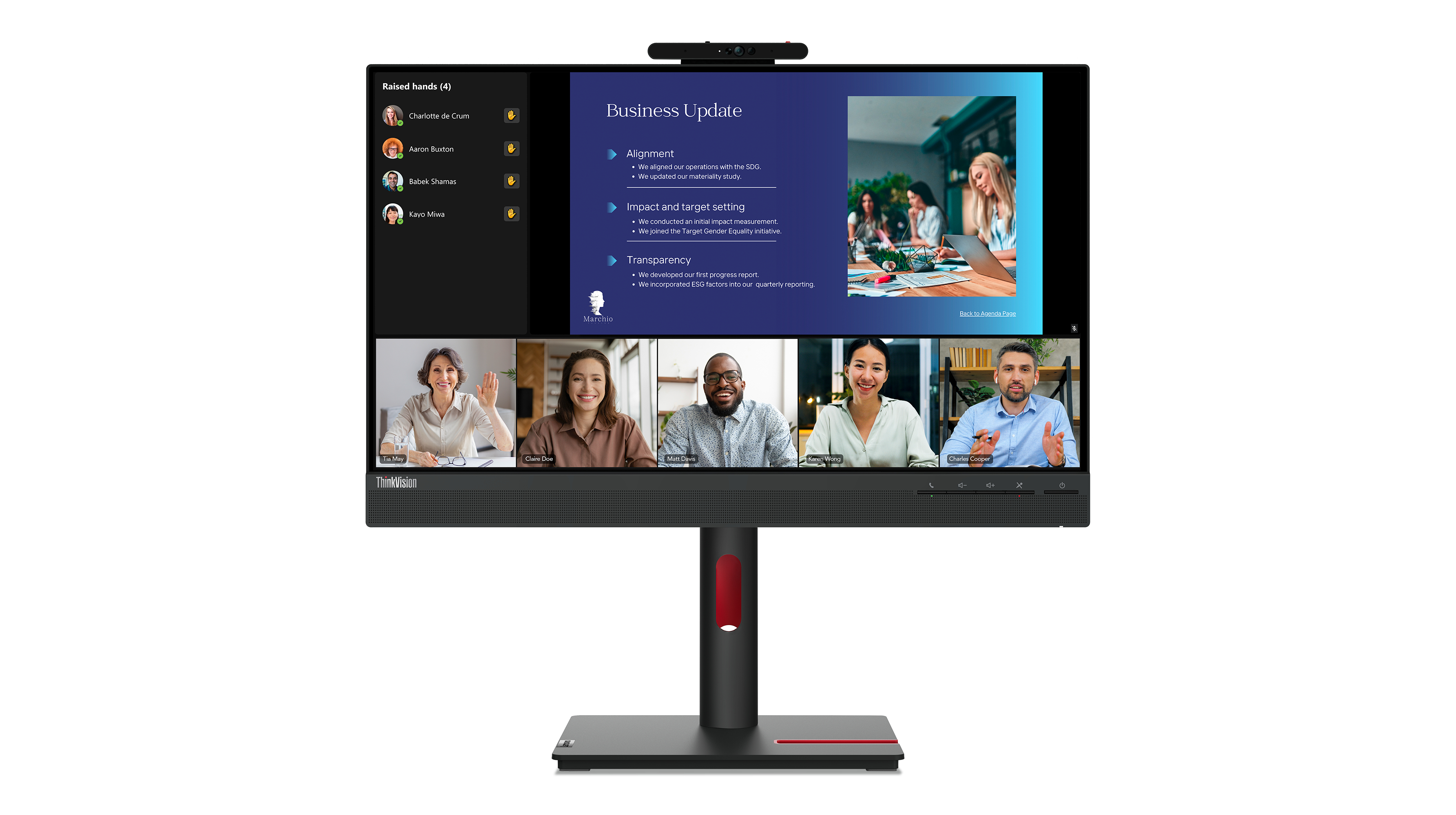 Lenovo Thinkvision T24V-30 60,5 Cm (23,8") 1920 X 1080 Pixels Full Hd Led Black