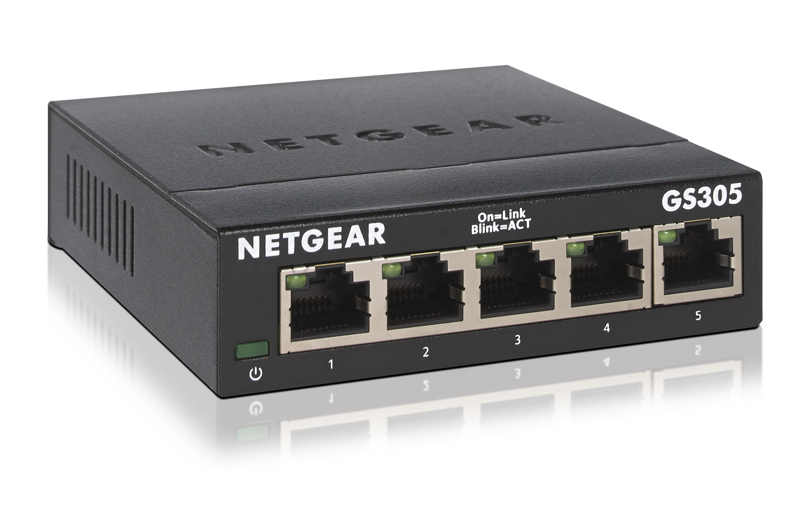 Netgear 5-PORT GB ETHERNET UNMGD -   EU PLUG **New Retail** Switch  EU Model