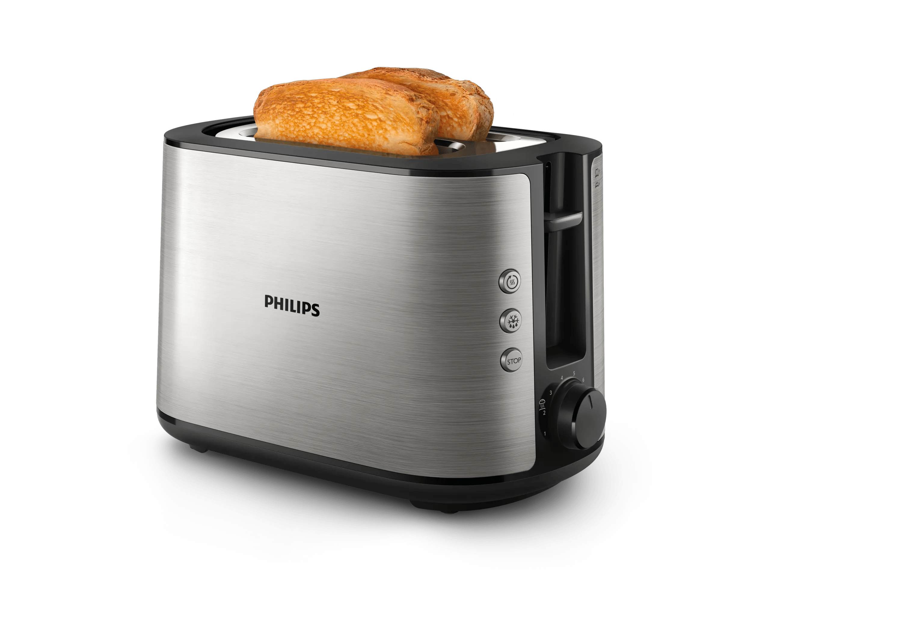 Philips Viva Collection HD2650 Full metal Brødrister Rustfrit stål