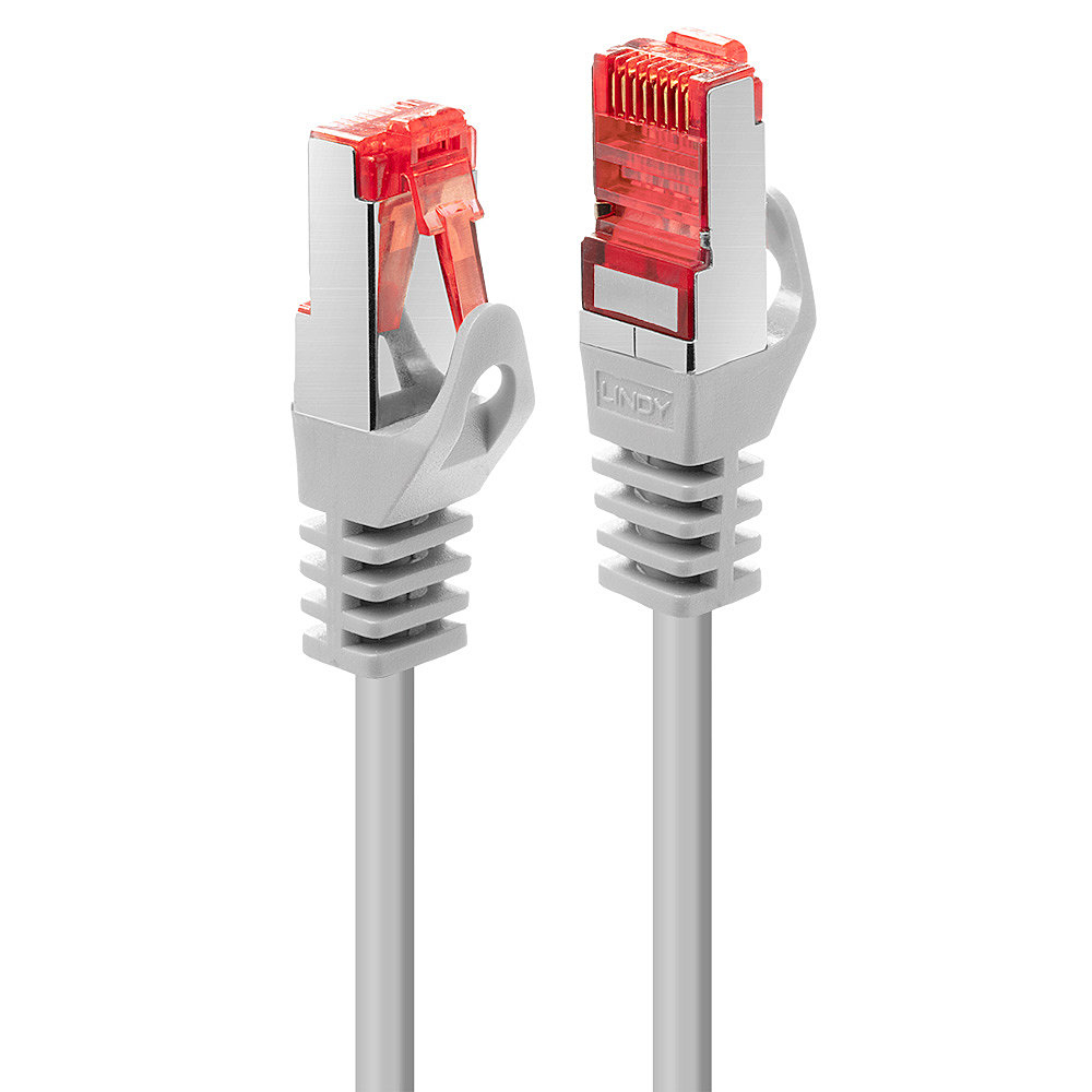 LINDY Patchkabel Cat6 S/FTP Basic hellgrau 0.50m