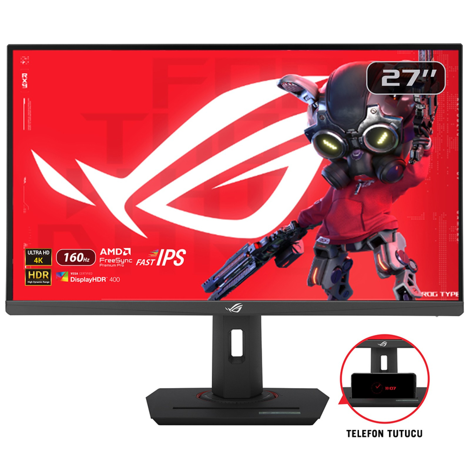 ASUS ROG Strix XG27UCS skærm - LED bag
