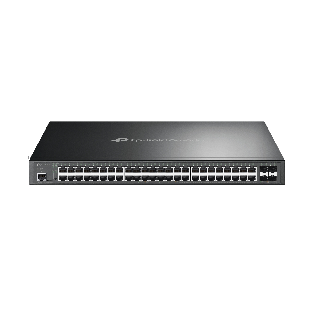TP-LINK Omada 48-Port PoE+ Gigabit L2+ Managed Switch with 4 10GE SFP+ Slots