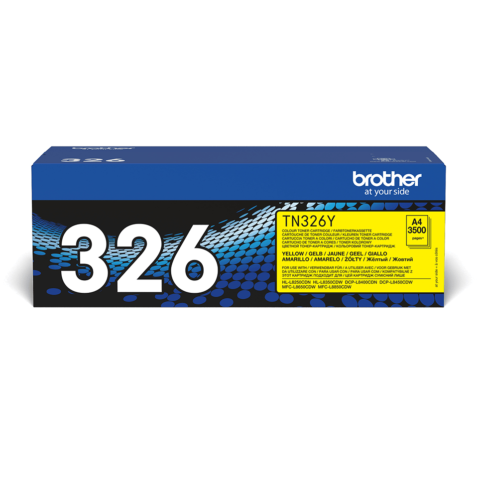 Brother Toner TN-326Y Gelb bis zu 3.500 Seiten nach ISO 19798
