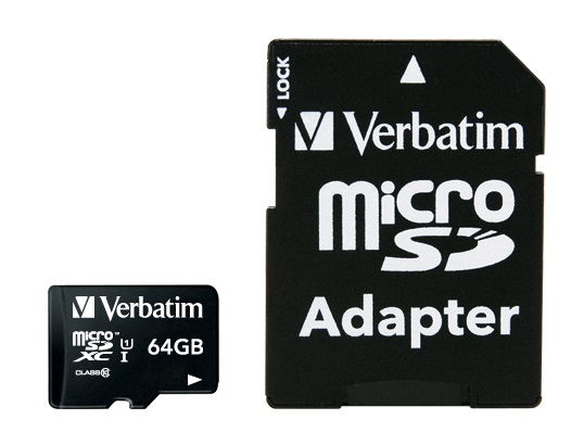 Verbatim 64GB microSDXC (Adapt)