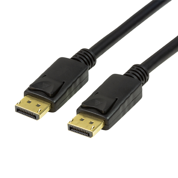 LogiLink DisplayPort 1.4 (ST-ST) 2m Anschlusskabel 8K 60Hz Schwarz