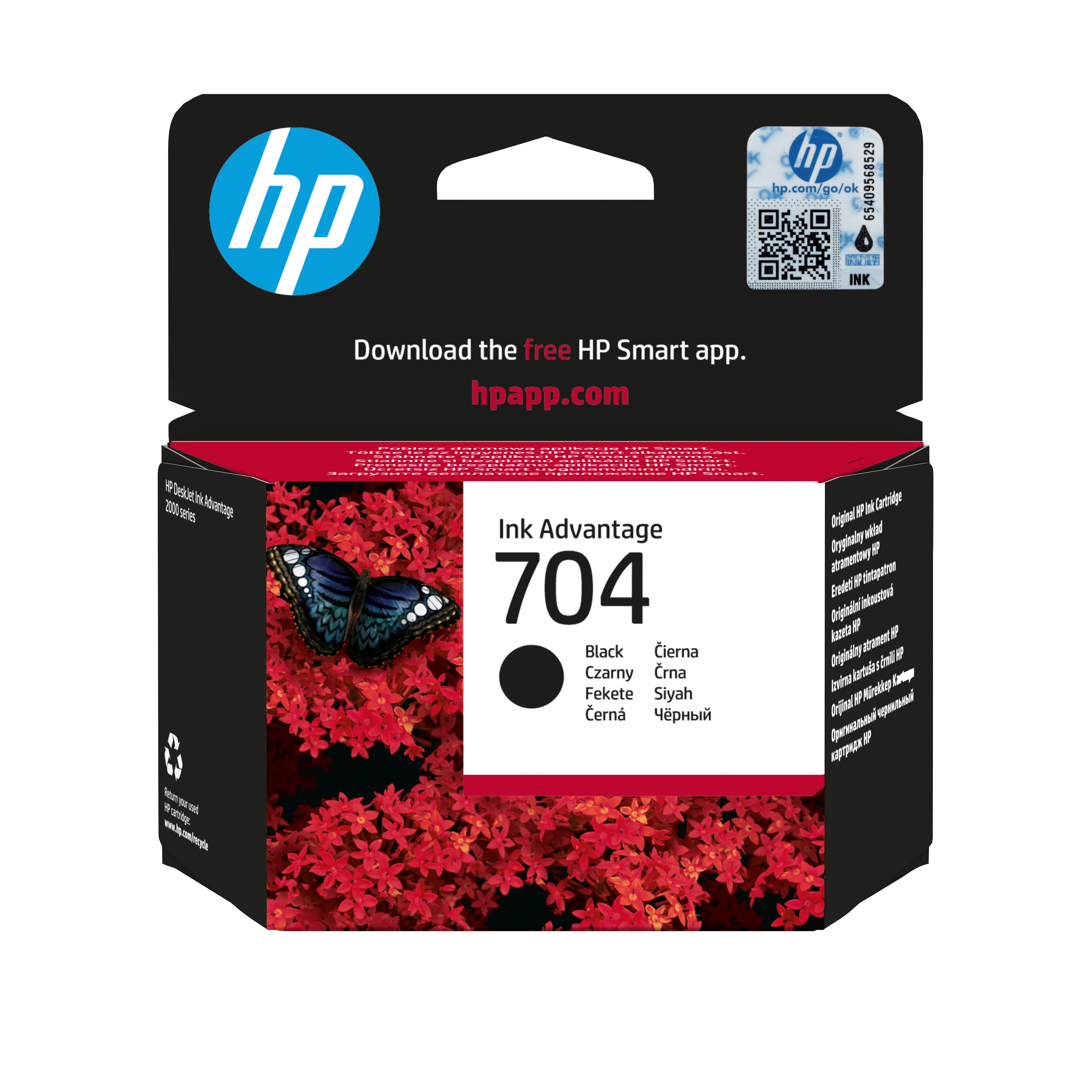 HP 704 Sort 480 sider Blæk CN692AE