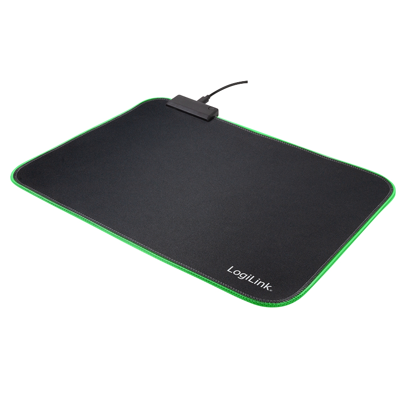Mouse Pad, Gaming, with RGB LED, 350x260x3mm, Soft