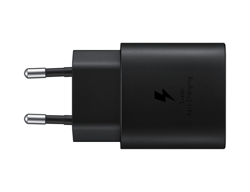 Samsung Schnellladegerät 25W Netzteil inkl. Datenkabel USB Type-C black (Retail)