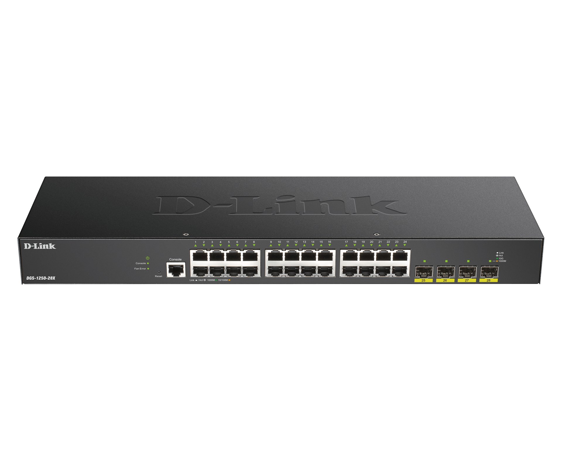 24+4P D-Link DGS-1250-28X 4x SFP+ M RM