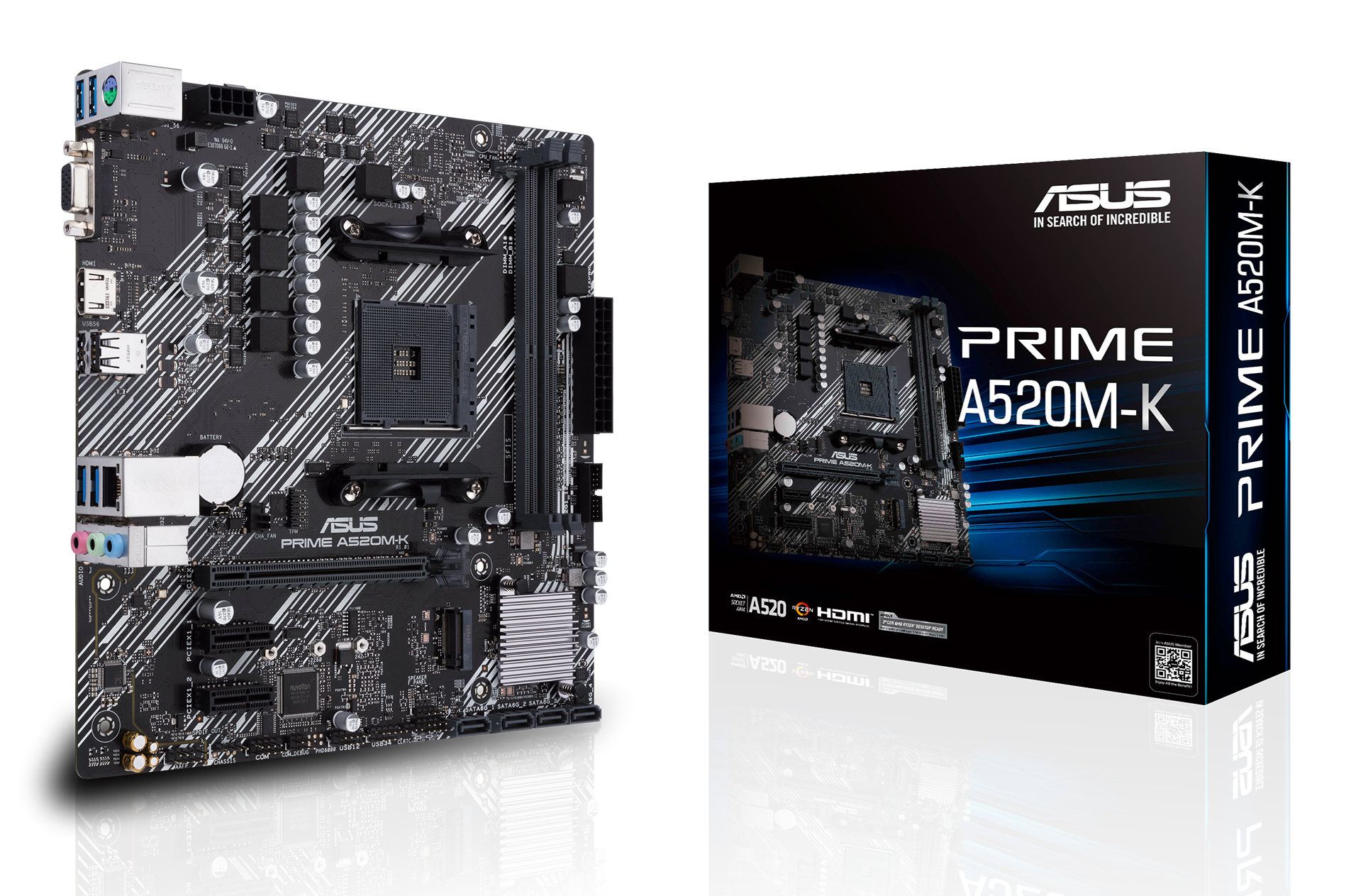 MB ASUS PRIME A520M-K (AMD.AM4.DDR4.mATX)