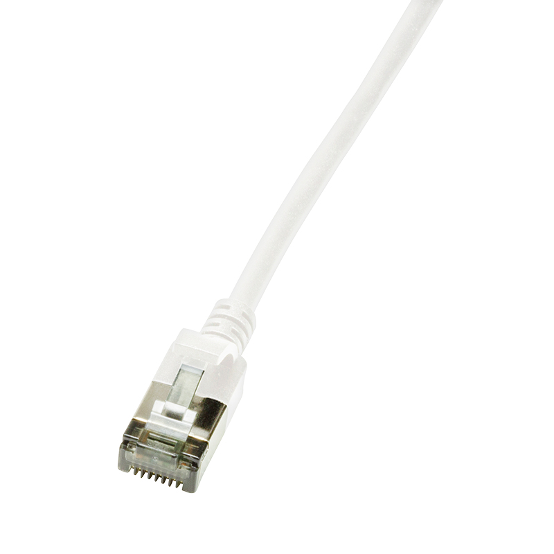 Logilink Patchkabel CAT6A U/FTP TPE SlimLine weiß 0,5m