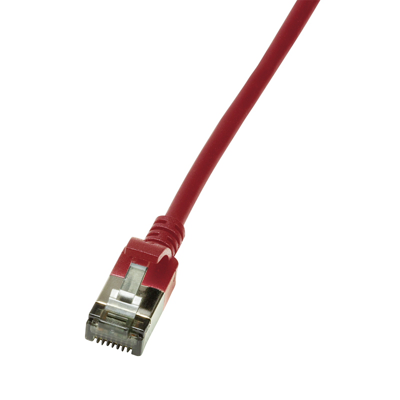 Logilink Patch cable Cat.6A TPE SlimLine red 5,0m