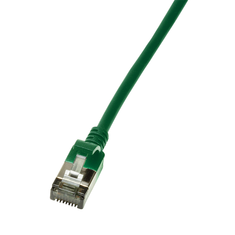 Logilink Patch cable Cat.6A TPE SlimLine green 2,0m