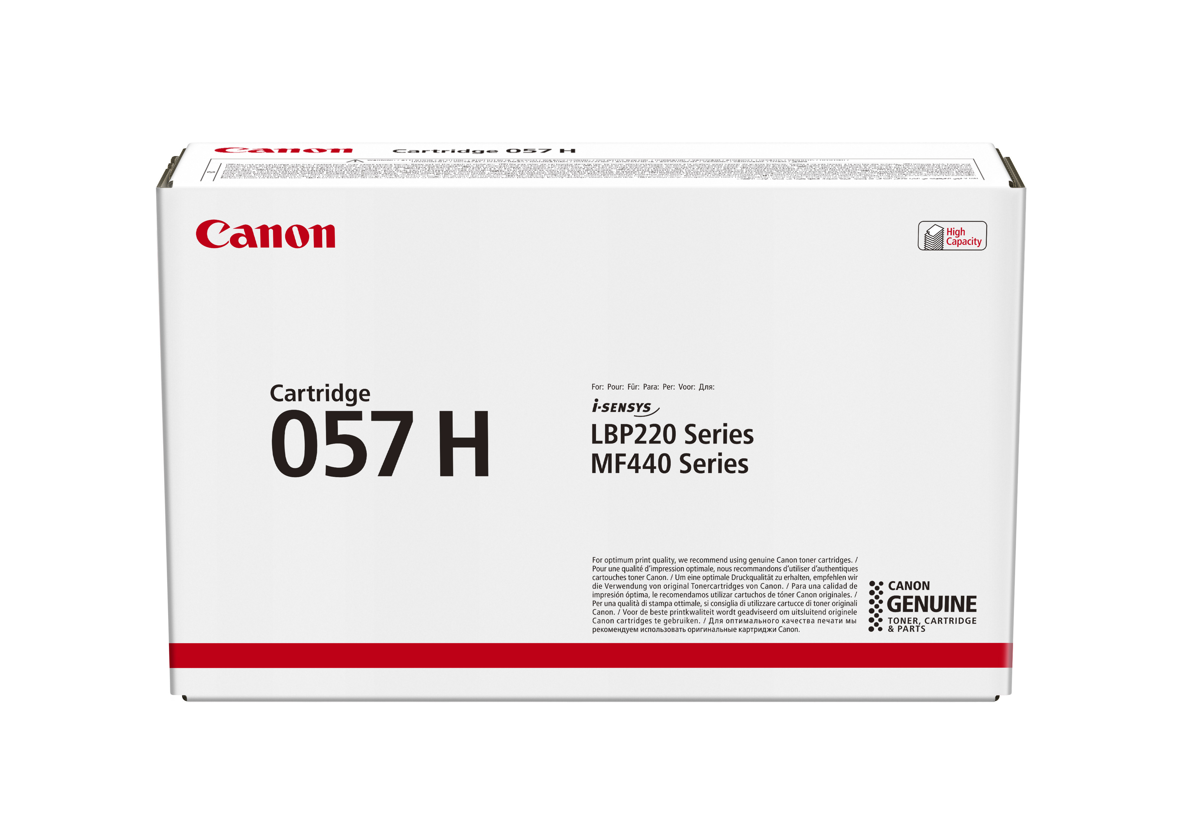 Canon Toner 057H Schwarz bis zu 10.000 Seiten ISO/IEC 19798