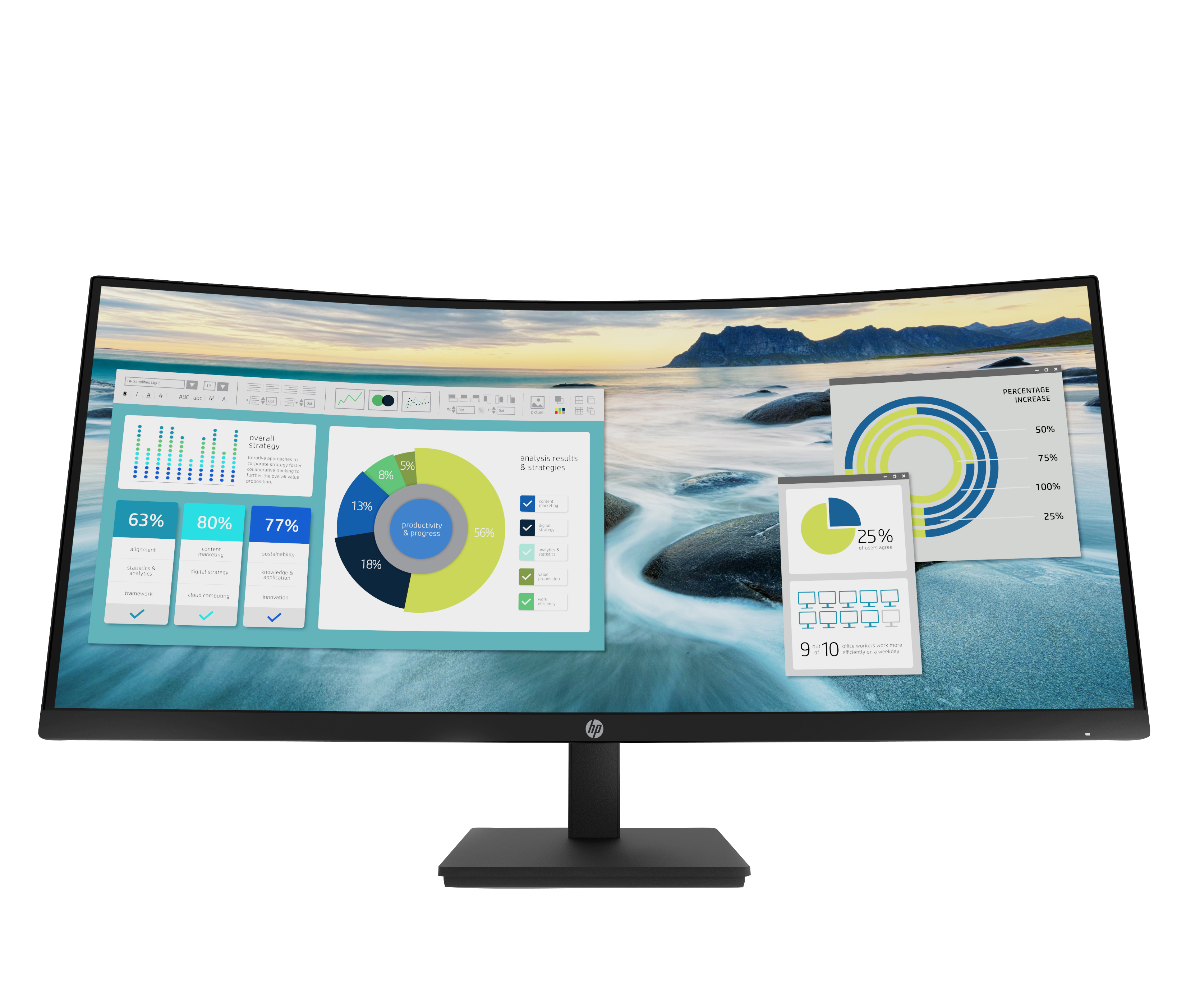 HP P34hc G4 - LED-Skærm 34" VA 5ms