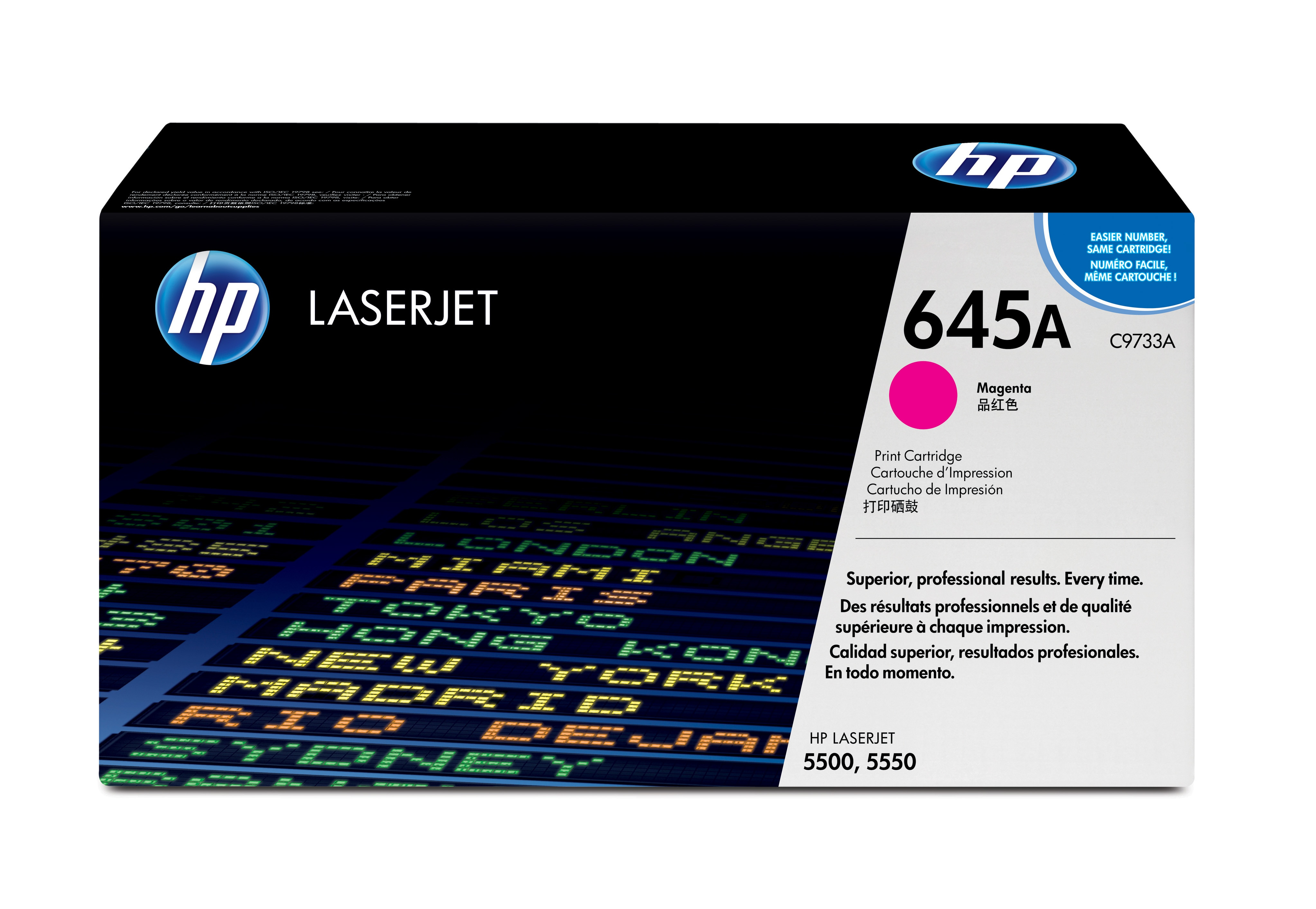 HP 645A original Colour LaserJet Toner cartridge C9733A magenta standard capacity 12.000 pages 1-pack