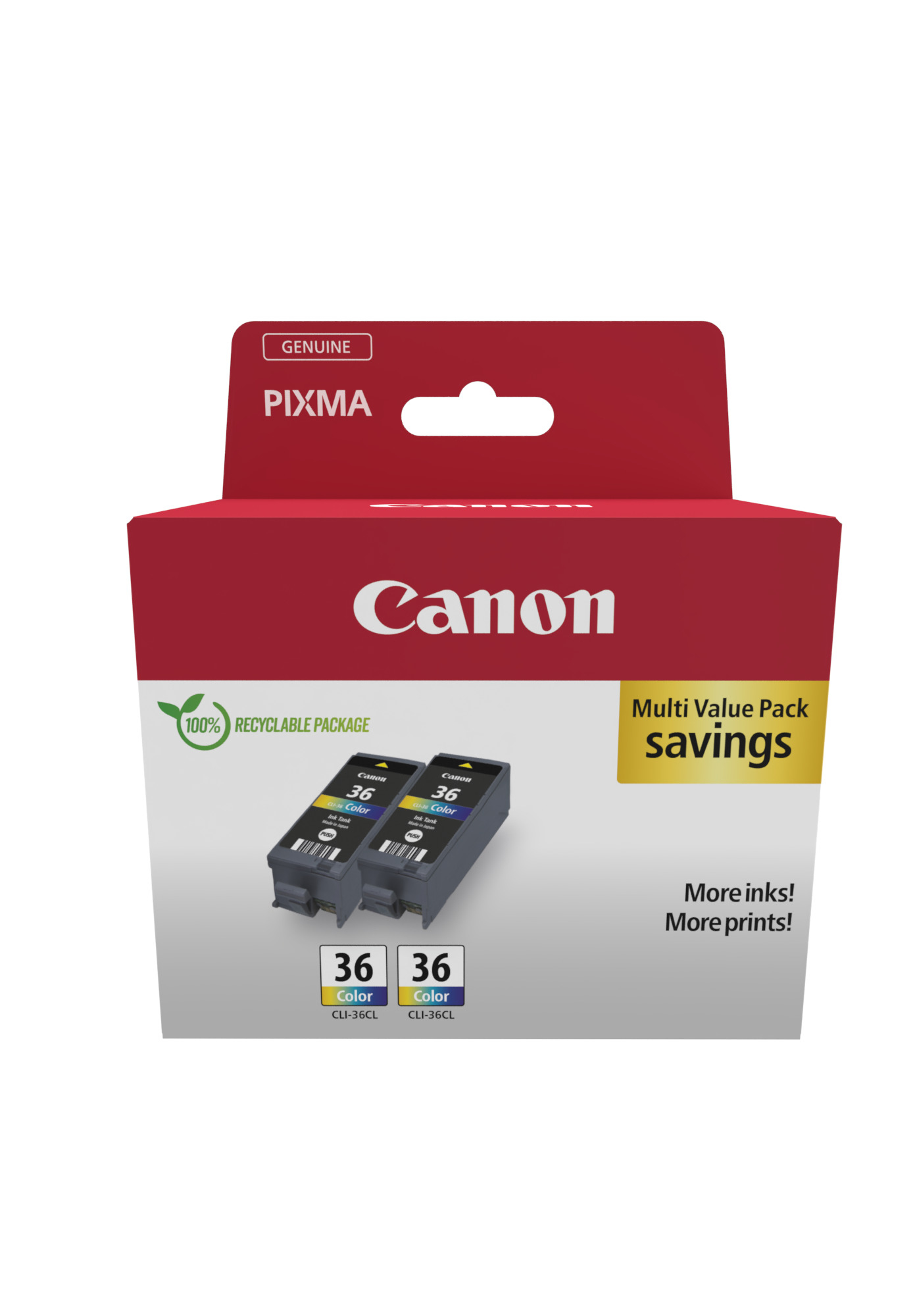 Canon Tinte CLI-36 1511B001 Color 2er Pack