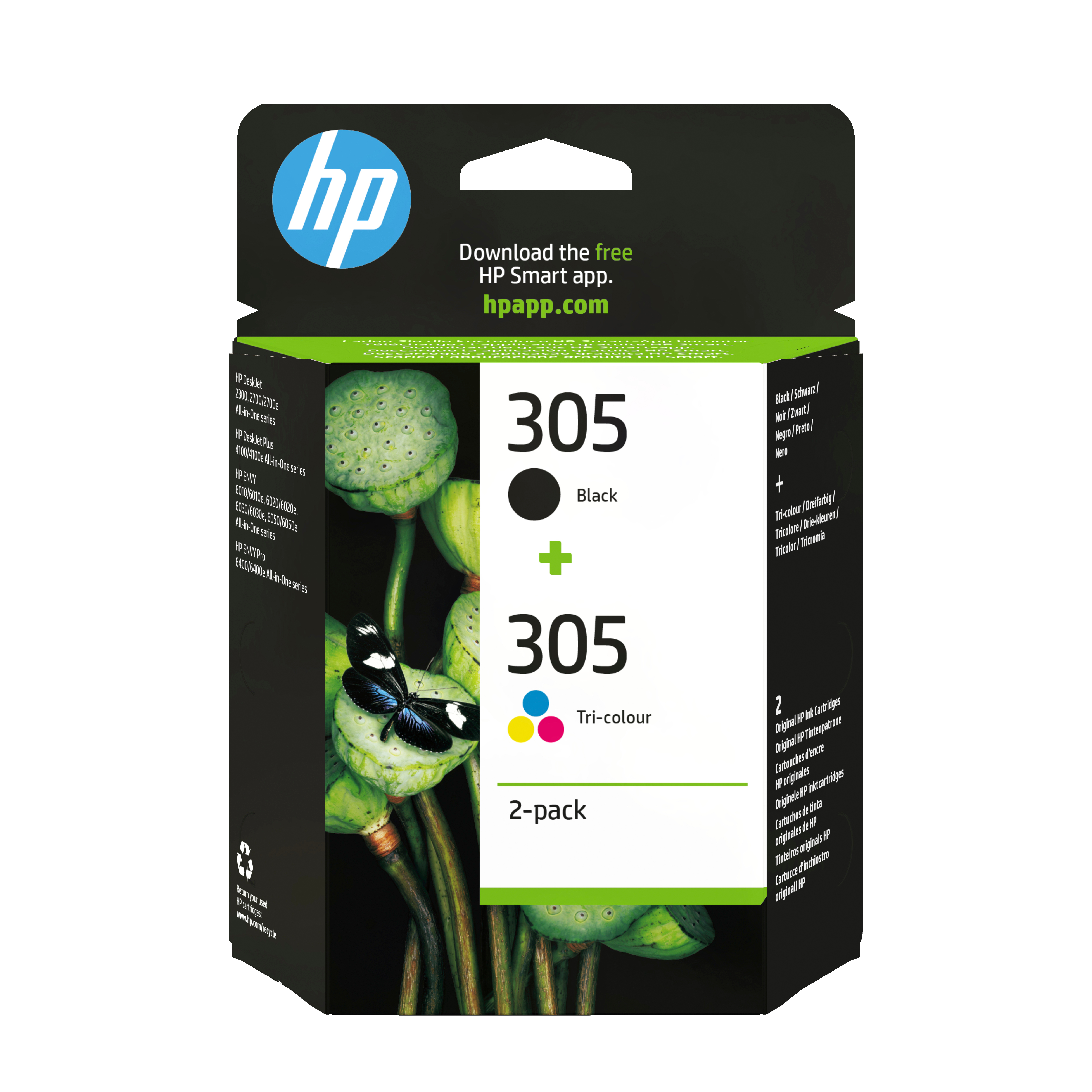 HP Tinte 305 6ZD17AE Multipack (BK/C/M/Y)