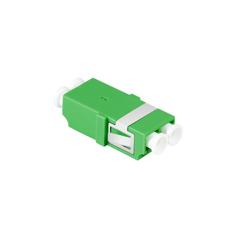 Logilink Fiber Adapter LC Duplex, 12 pieces, without flange, green