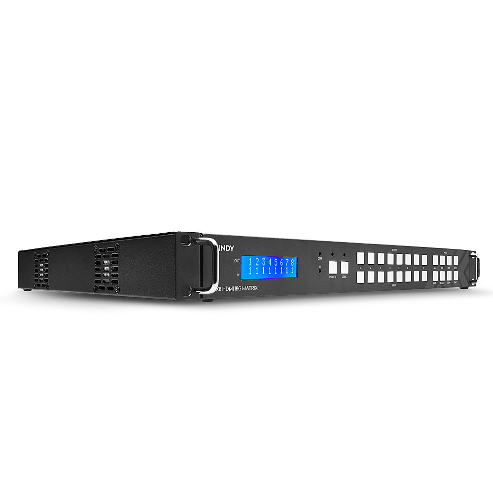 Lindy 8X8 Hdmi 18G Matrix With  Video Wall Scaling