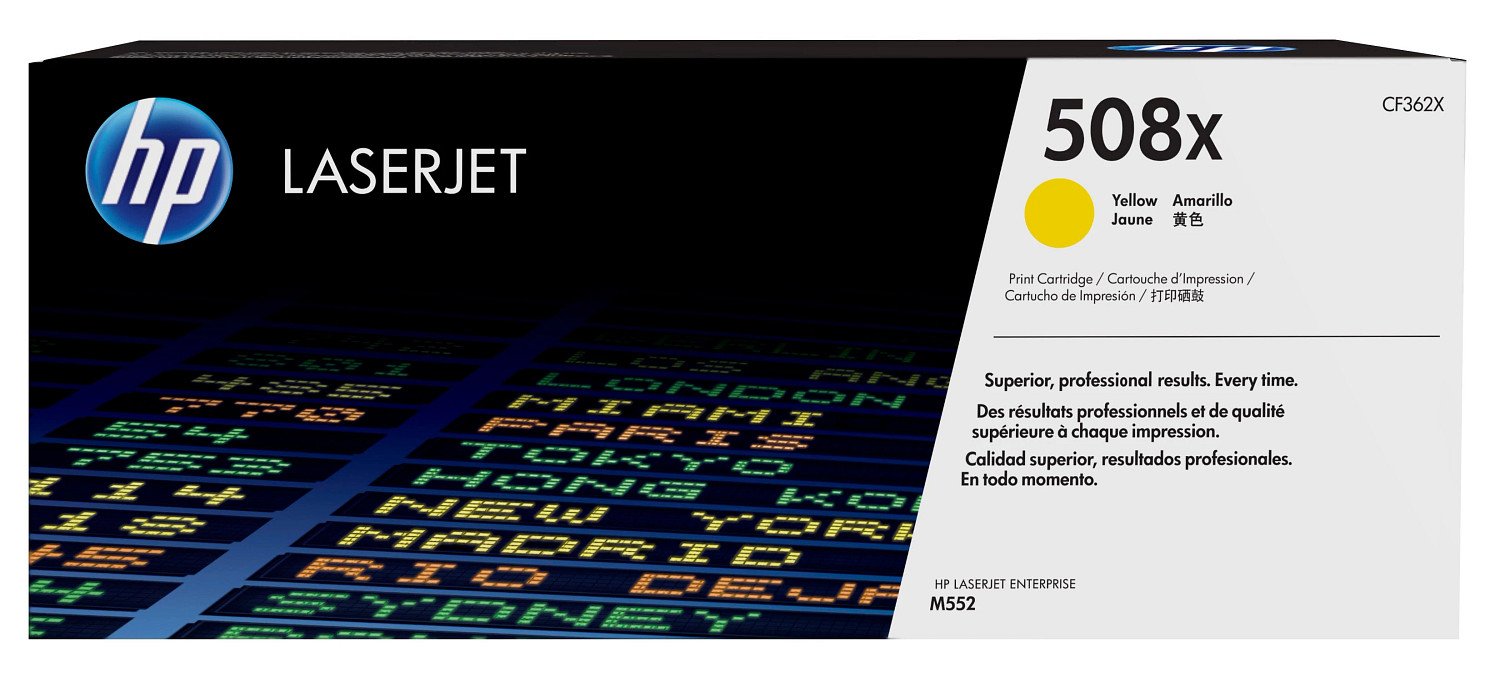 HP Toner 508X Yellow 9500K pages