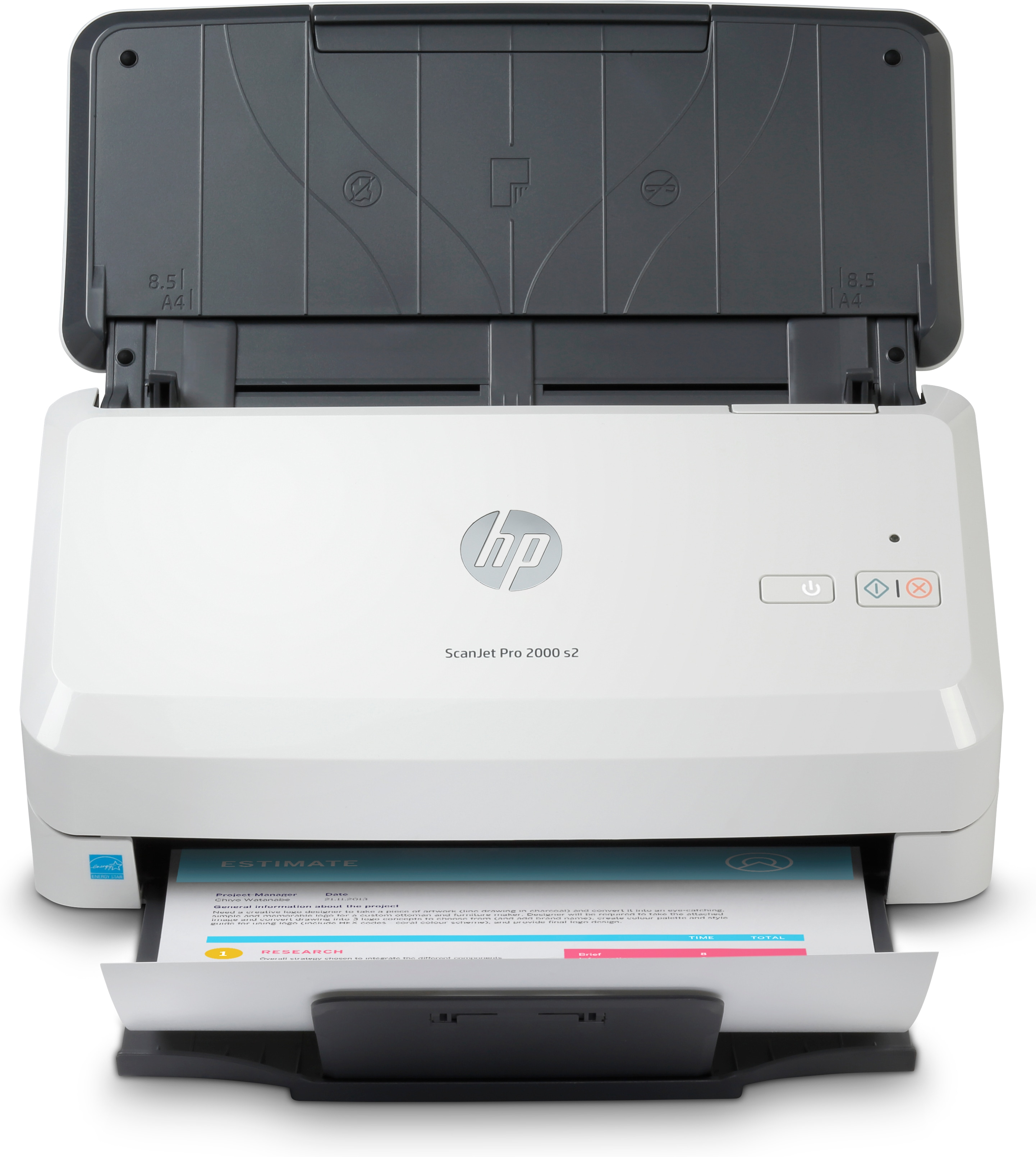 HP Scanjet Pro 2000 s2 Sheet-feed HP Scanjet Pro 2000 s2, 216 x  3100 mm, 600 x 600 DPI, 3500 pages, Sheet-fed scanner, Black, White, CMOS CIS