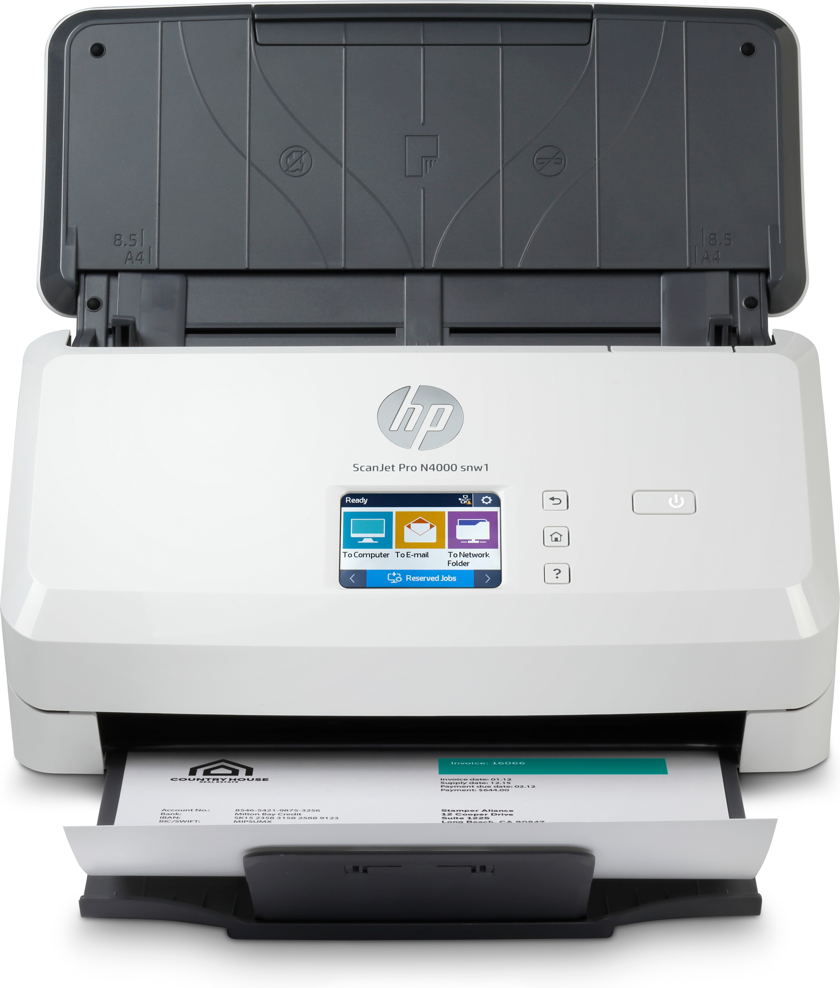 HP Scanjet Pro N4000 snw1 Sheet-feed Dokumentscanner