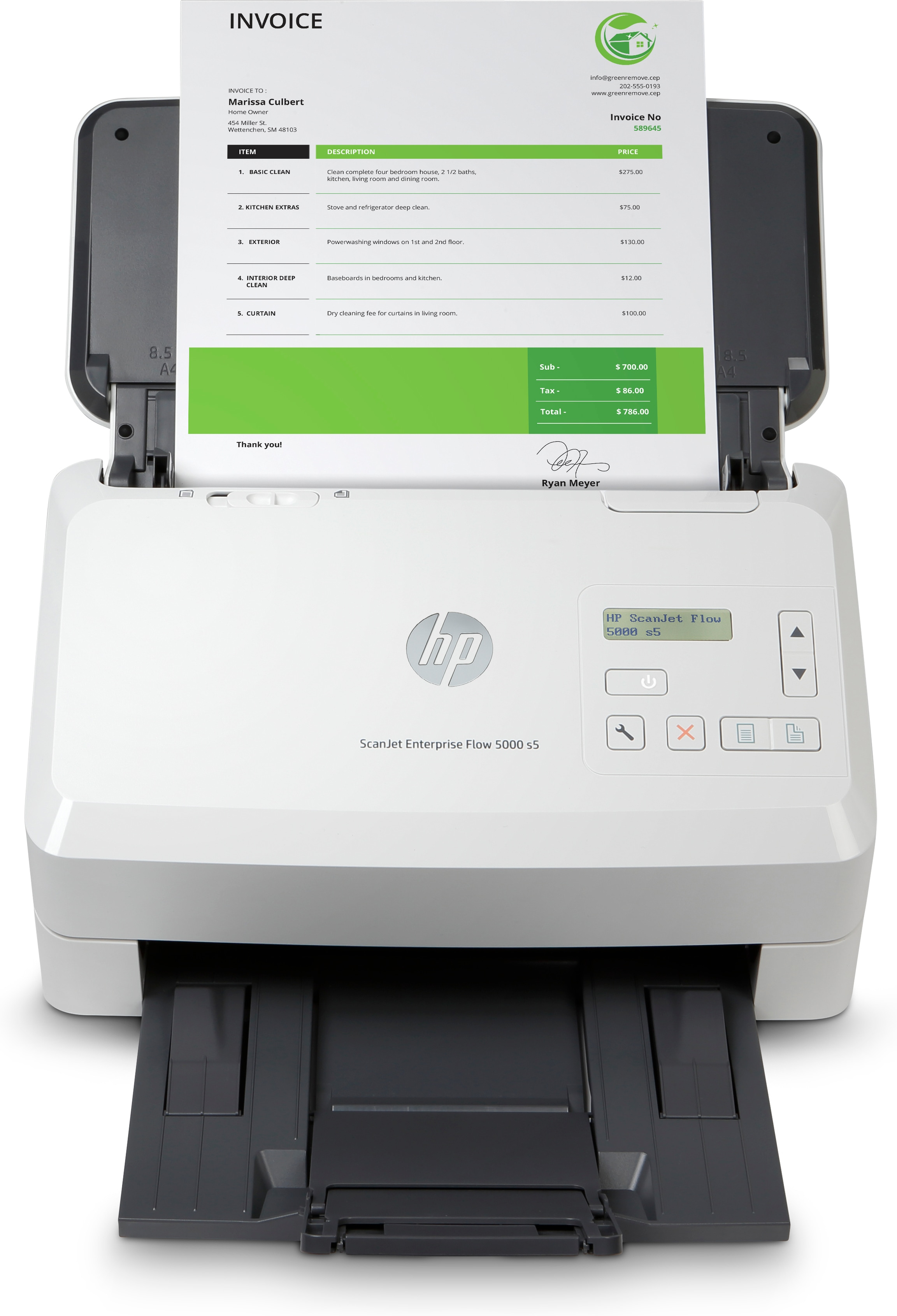 HP ScanJet Enterprise Flow 5000 s5 - d