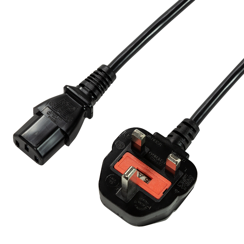 Logilink Power cable, BS 1363 (UK) to IEC C13, black, 1.8 m