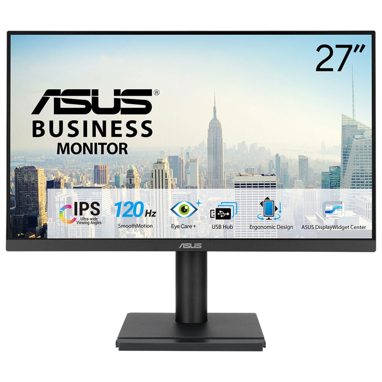 LCD ASUS 27"" VA279QGS Business Monitor 1920x1080p IPS 120Hz Ergonomic Design