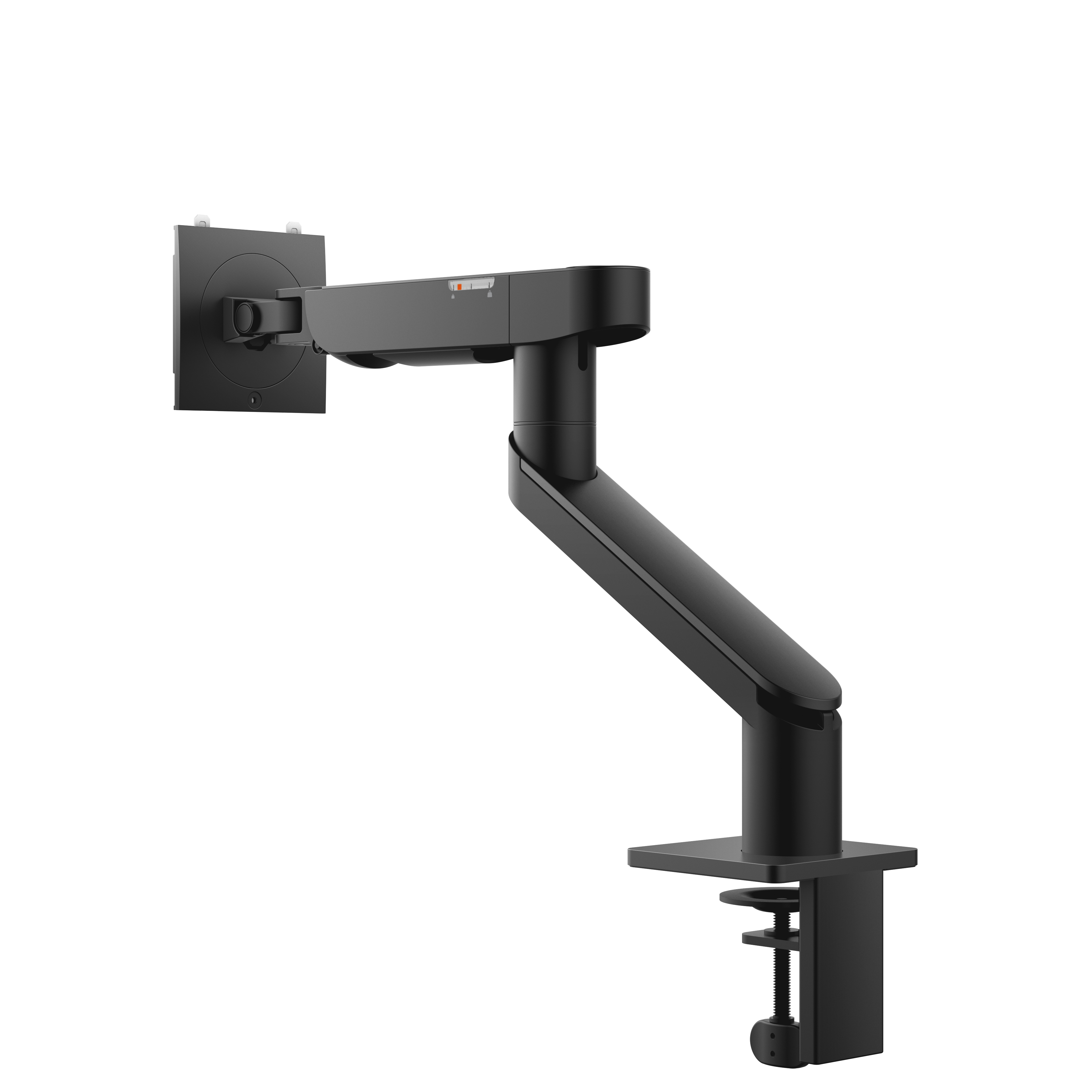 DELL Single Monitor Arm MSA20 Mounting kit adjustable arm for LCD display black screen size 19-38inch VESA 100x100mm desk-mountable