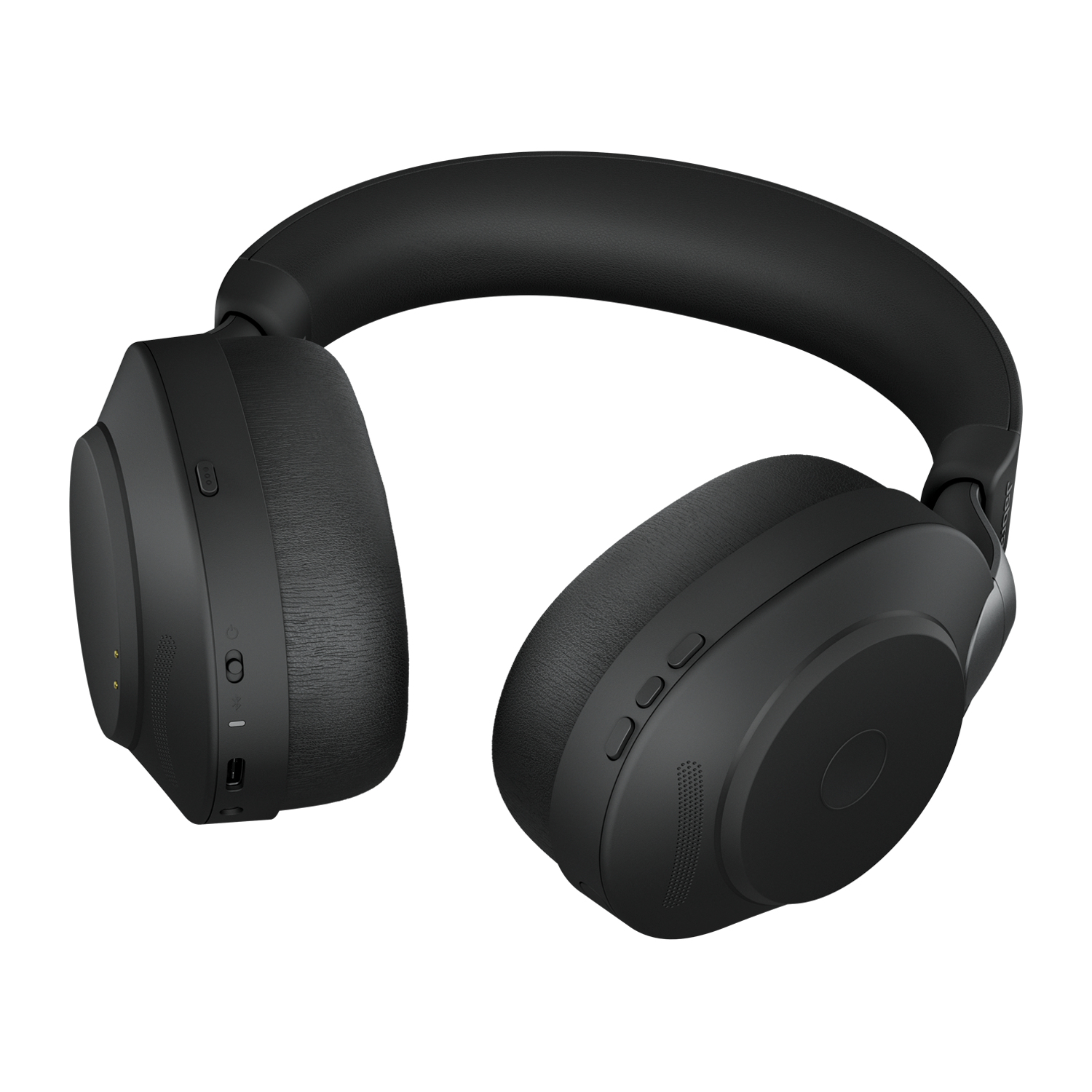 JABRA Evolve2 85 UC Stereo Headset full size Bluetooth wireless wired active noise cancelling 3.5 mm jack noise isolating black