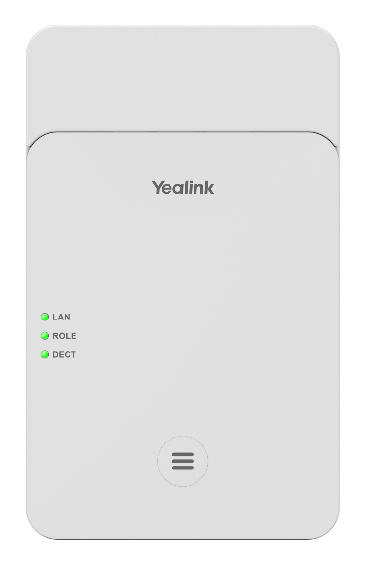 Yealink W75 Mini MC Basestation til trådløs telefon / basestation til VoIP-telefon Perlehvid