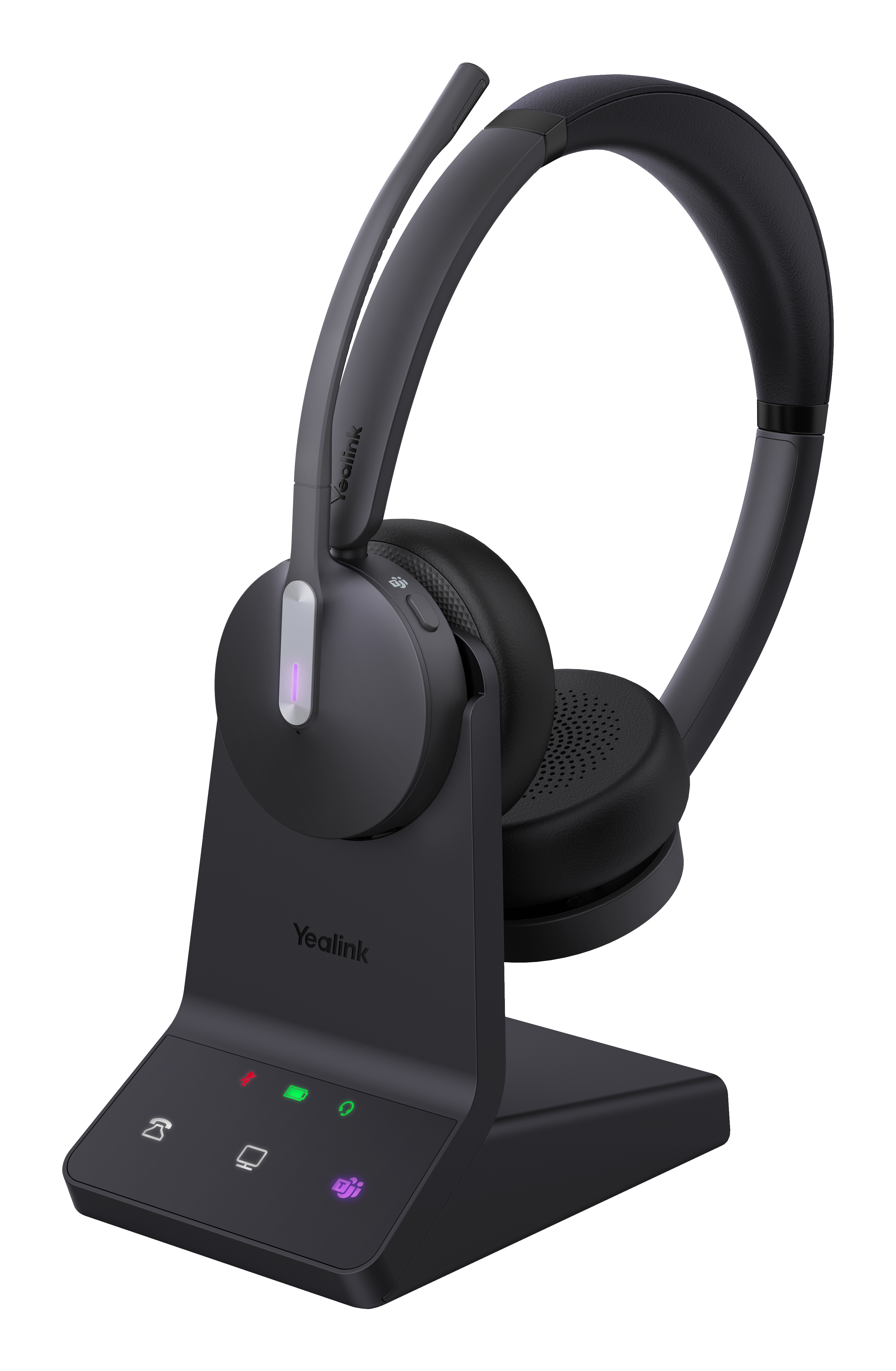 Yealink WH64 Dual Trådløs Høretelefoner Sort