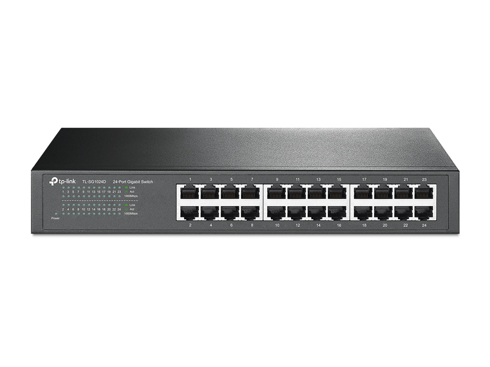 TP-LINK 24port Gigab. ECO-Switch 19in