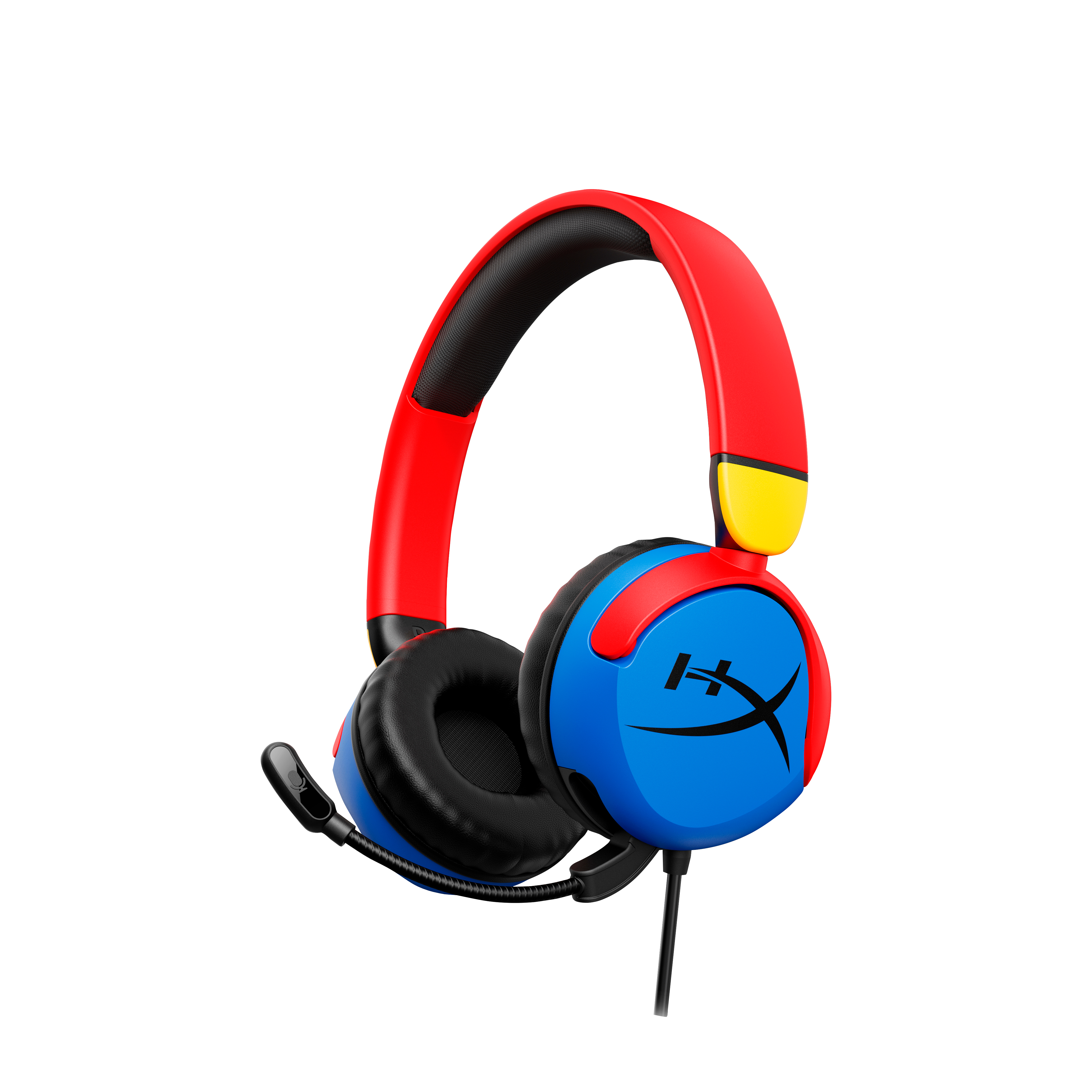 HyperX Cloud Mini Kablet Høretelefoner Sort Blå Rød Gul