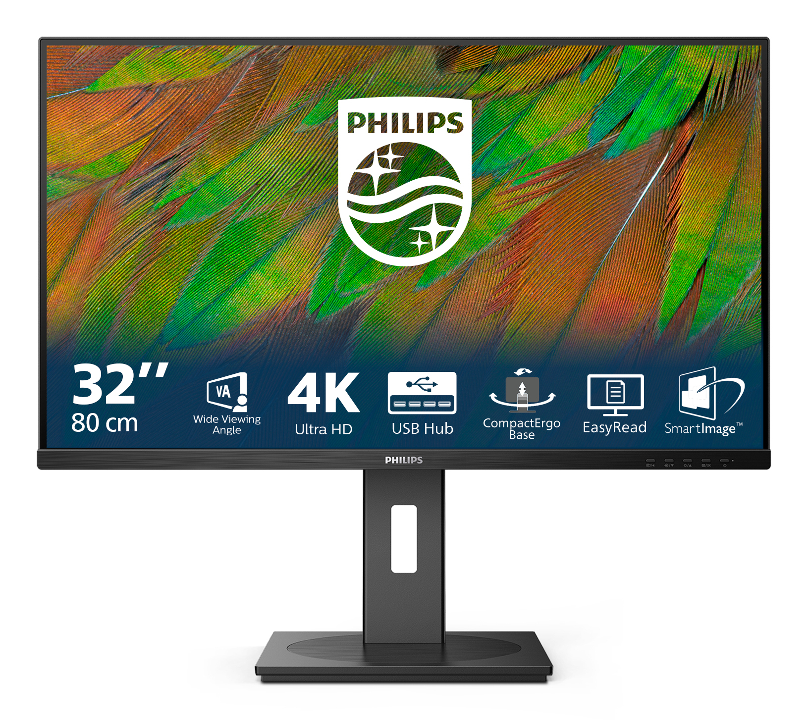 Philips 80.0cm (31.5") 32B1N3800 16:09 HDMI+DP+USB black