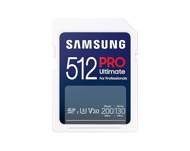 CARD Card 512GB Samsung XC PRO Ultimate (CL10) Reader retail