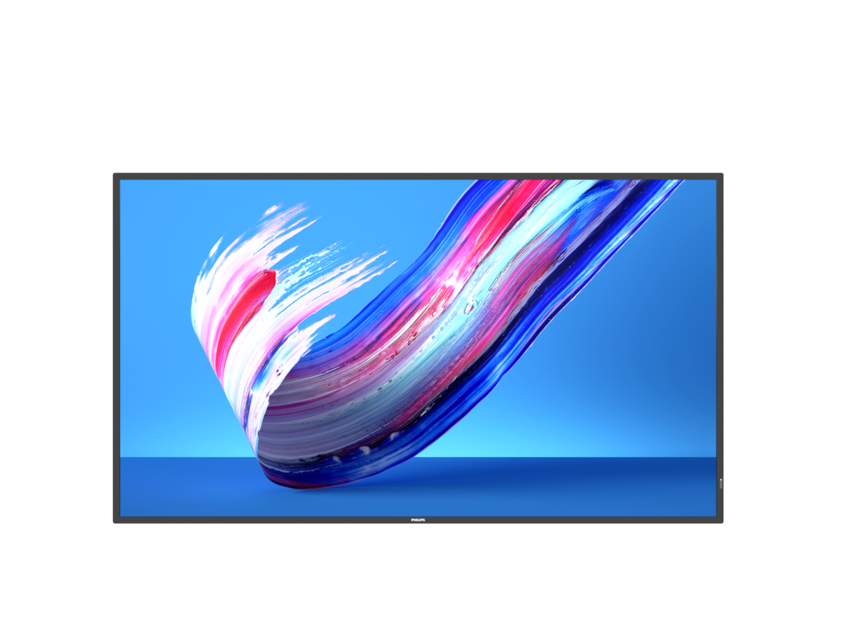 Philips 55" Direct LED 4K Display,  powered by Android, HTML5  browser, mediaplayer app, WAVE