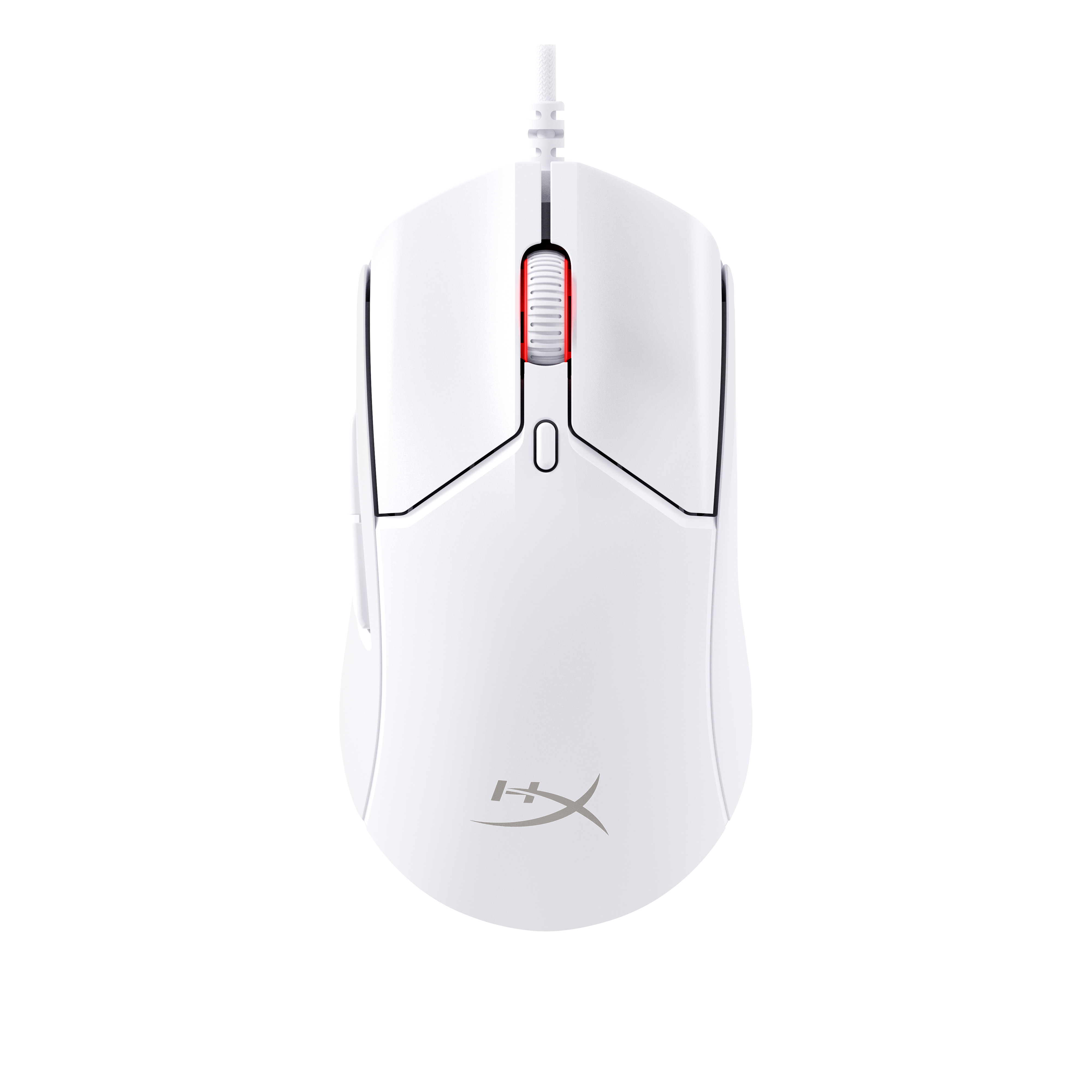 HyperX Pulsefire Haste 2 Optisk Kablet Hvid