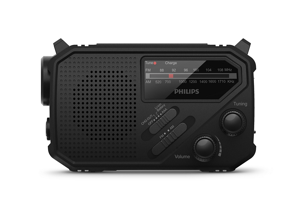 Philips TAR1609 Privat radio Sort