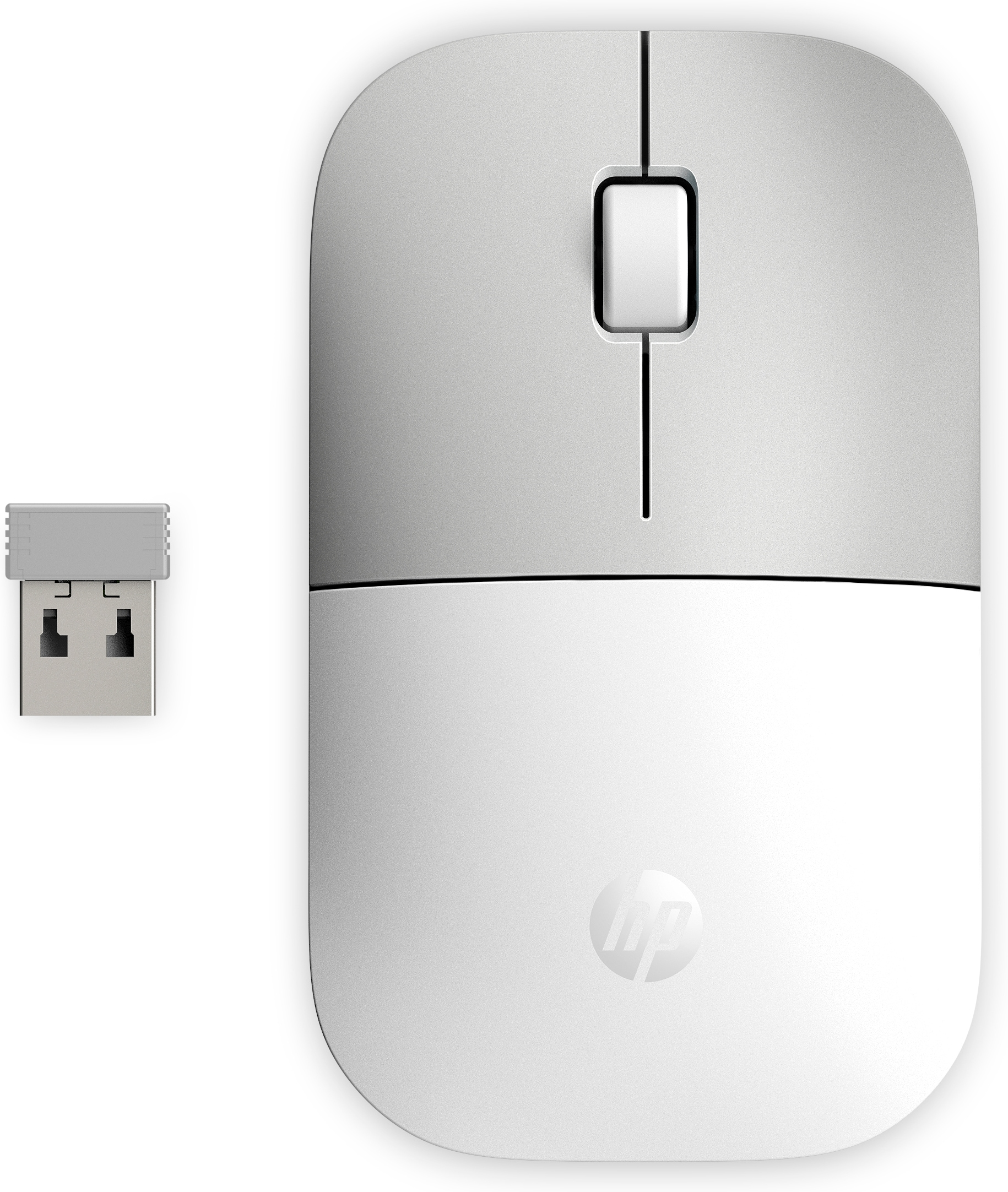 HP Z3700 - mus - 2.4 GHz - hvid kerami