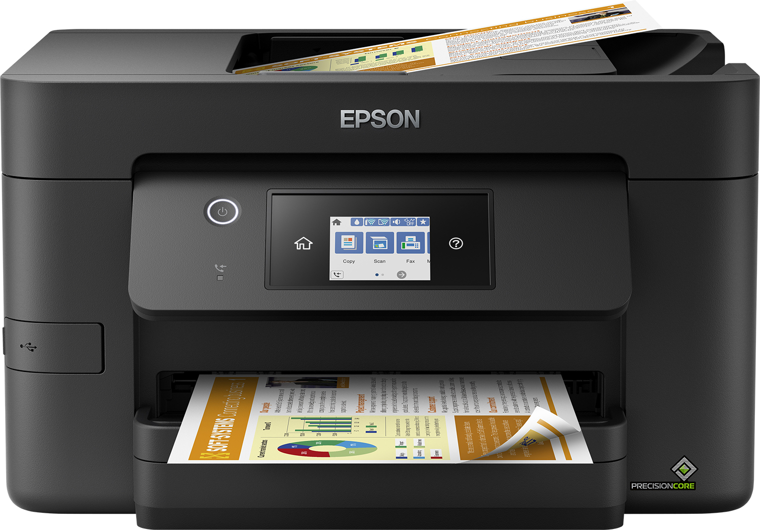 Epson WorkForce Pro WF-3820DWF WorkForce Pro WF-3820DWF,  Inkjet, Colour printing, 4800 x 2400 DPI, Colour scanning, A4, Black
