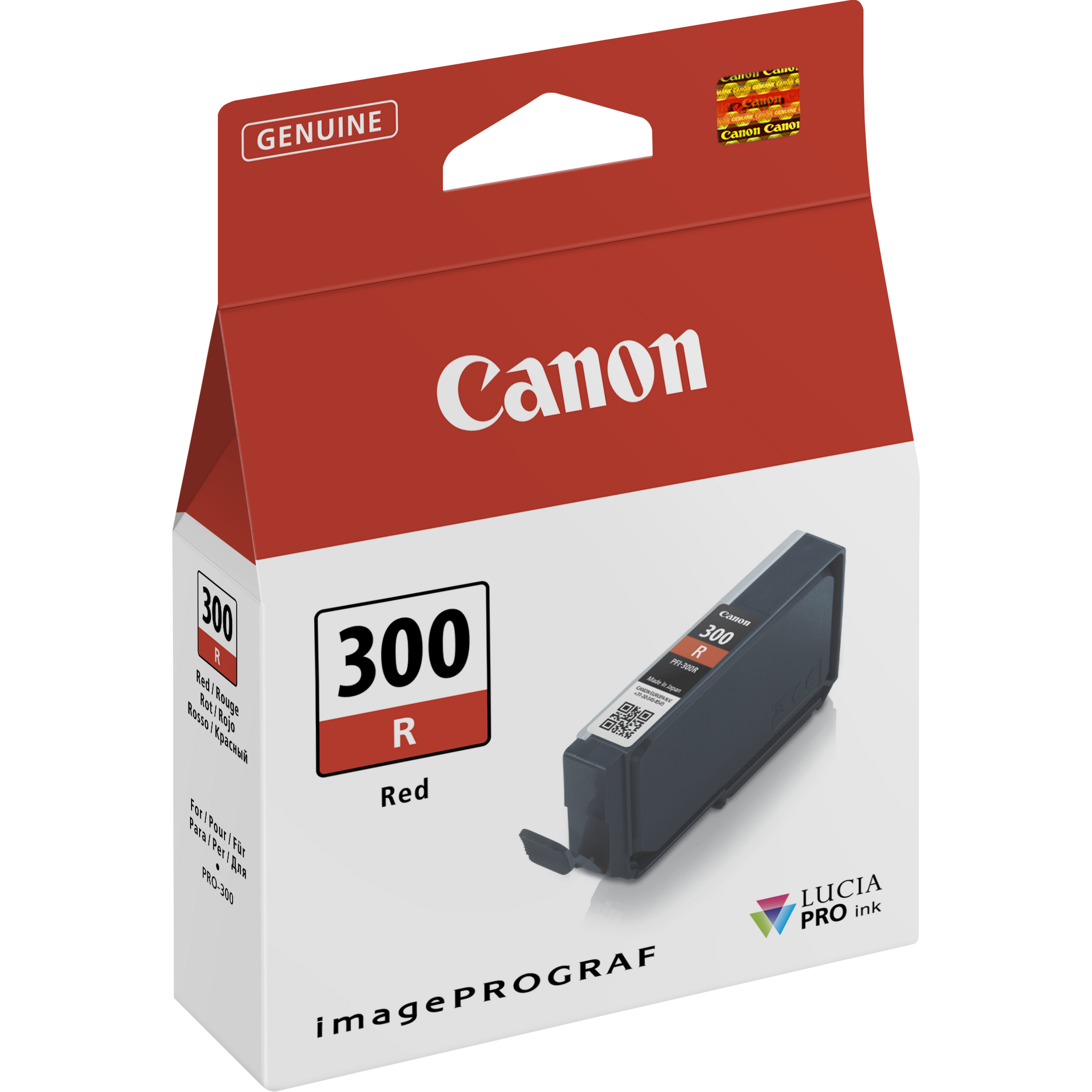 CANON PFI-300 R Red ink tank for imagePROGRAF PRO-300